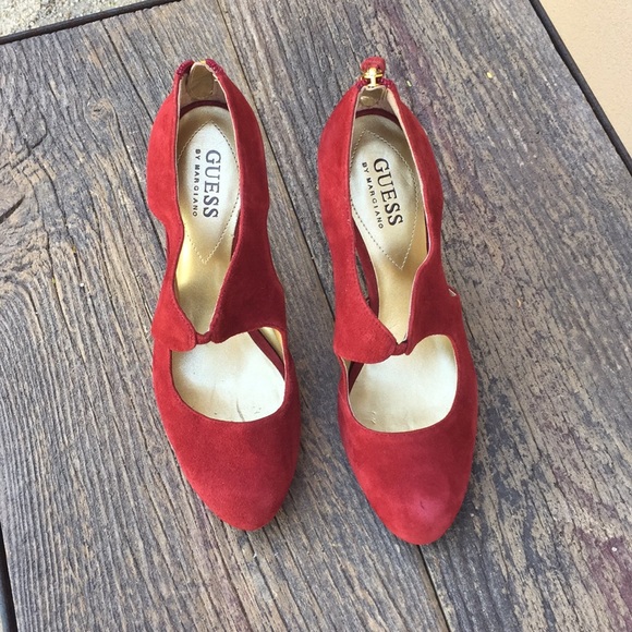 {Guess by Marciano}Size 6.5M Wine Stilettos - Picture 2 of 8